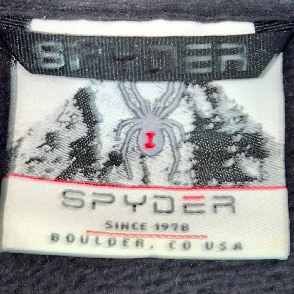 Spyder Men’s Gray Heather Quarter Zip Pullover Fleece Medium – EUC Med M - Picture 5 of 5